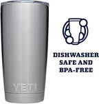 YETI Rambler 20 oz Stainless Steel Vacuum Insulated Tumbler w/MagSlider Lid - Image 5