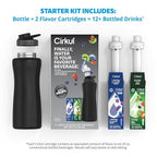 Cirkul 32oz. Matte Black Stainless Steel Water Bottle Starter Kit - Image 3