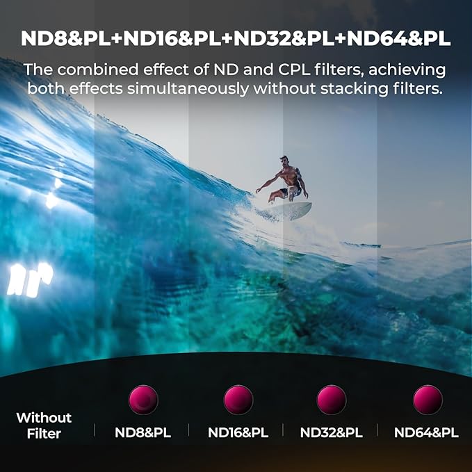 K&F CONCEPT ND/PL Filter Kit Compatible - Image 3