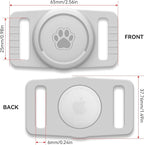 GOCII for Airtag Dog Collar Holder 2 Pack, Waterproof Dog Collar Holder for - Image 4