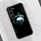 for Samsung Galaxy S23 Case, Skeleton Winding Snake Pattern Graphic Design Girl - Image 2