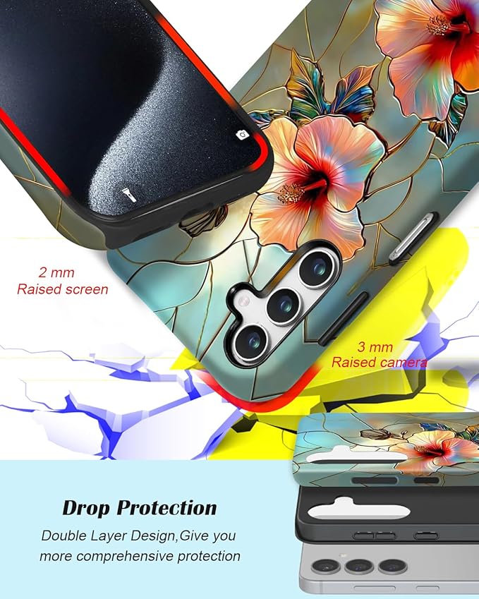Compatible for Samsung Galaxy S26 Ultra 5G Case, Dual Layer Heavy Duty 2 in 1 - Image 3