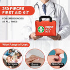 General Medi First Aid Kit, 250 Piece Small First Aid Kit - Image 4
