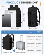 coofay Travel Backpack For Women Men Airline Approved Carry On Backpack Flight - Image 4