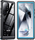 SPIDERCASE Upgraded for Samsung Galaxy S24 Ultra Case Waterproof, Built-in by SPIDERCASE