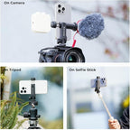 K&F CONCEPT Phone Tripod Mount, Universal Smartphone Adapter - Image 6
