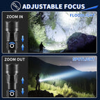 UUYEE 3Pack Rechargeable Flashlights High Lumens, Super Bright Flashlight - Image 3