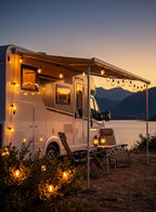 SUNSGNE 25FT Brown Outdoor String Lights, Shatterproof LED Globe String Lights - Image 7
