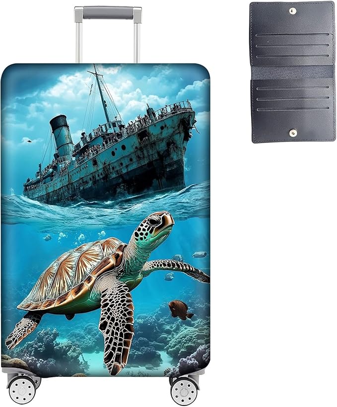 Luggage Cover Protector for 30-32 Inch Suitcases, TSA Approved Elastic Travel by Unknown
