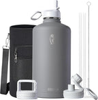Coolflask 128 oz Gallon Water Bottle Insulated by Coolflask