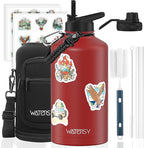 87oz Insulated Water Bottle, BPA Free&Leak Proof, 1.5 Gallon Stainless Steel by Watersy