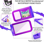 Personalized Initial Waterproof Phone Pouch Case - Image 3