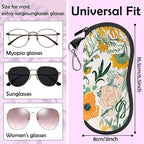 Glasses Case Sunglasses Eyeglass Soft Case Zipper Light Neoprene Pouch - Image 2
