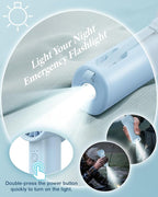 Portable Handheld Fan with Power Bank, 3 IN 1 USB Rechargeable Mini Personal - Image 4