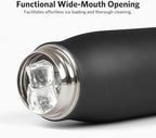 Water Bottles with Portable Lid，Hydro Insulated Thermal Flask - Image 2