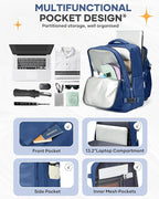 coofay Travel Backpack for Men Women Carry on Backpack for Airplanes Personal - Image 6