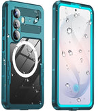 for Samsung Galaxy S26 Waterproof Case, Magnetic Heavy Duty Military Grade by Haireca