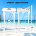 CACOE Floating Universal Waterproof Phone case 2 Pcs-Up to 7.0", Waterproof - Image 7