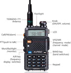 2 Pack BAOFENG UV-5R 8 Watt Ham Radio Handheld Long Range Two Way Radio - Image 9