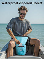 HEETA Waterproof Dry Bag with Front Zippered Pocket - Image 7