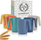 Homienly Wheat Straw Coffee Mugs, Alternative to Plastic Coffee Cups, by HOMIENLY