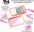 Personalized Initial Waterproof Phone Pouch Case - Image 3