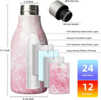 BJPKPK Insulated Water Bottles, 12oz Stainless Steel Metal Water Bottle - Image 3