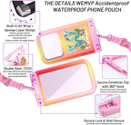 Personalized Initial Waterproof Phone Pouch Case - Image 3