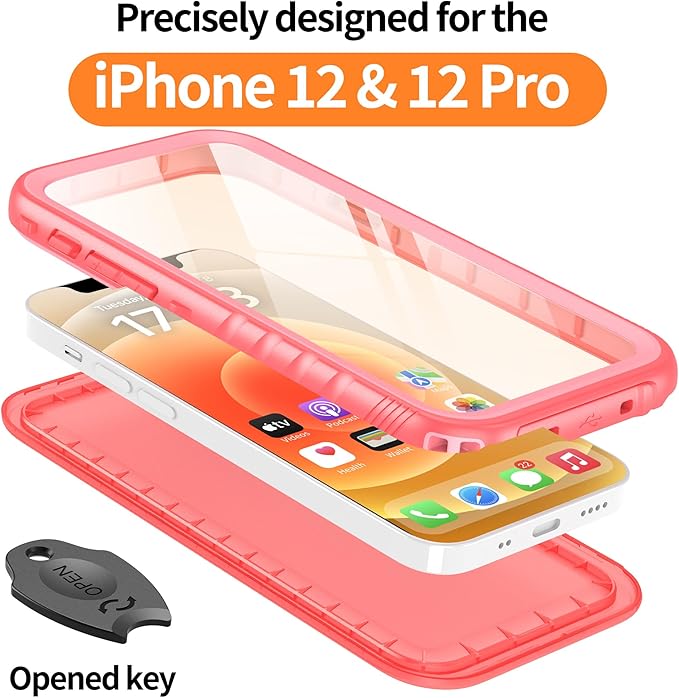 Cozycase Compatible with iPhone 12 Waterproof Case/iPhone 12 Pro Waterproof Case - Image 11