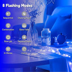 HXWEIYE Rechargeable Fairy Lights Battery Operated, DIY Timer & 8 Modes - Image 8