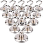 14Pack Magnetic Hooks, 100lbs+ Strong Magnetic Hooks Heavy Duty Rare Earth by MINCIMagnetsManufacturer