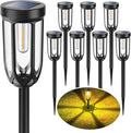 Barleit Solar Lights Outdoor 8 Pack, Solar Pathway Lights, Solar Lights Outdoor by Barleit