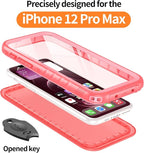 Cozycase Compatible with iPhone 12 Pro Max Case Waterproof, Built-in Screen - Image 11
