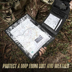 KOSIBATE Map Case, Military Map Protector, Water-Resistant Map Pouch Holder - Image 3