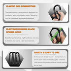 20PCS M8 Heavy Duty Carabiner Clip, 3Inch Snap Hook Quick Link Small Carabiner - Image 7