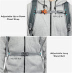 G4Free 30L Lightweight Hiking Backpack - Image 7