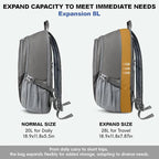 Seektop Lightweight Packable Hiking Backpack Waterproof Expandable 20L-28L - Image 2