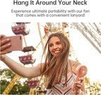 JISULIFE Handheld Portable Fan, Stronger and Longer-Lasting: 5 Speed, 5000mAh - Image 5
