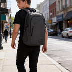 Mancro Business Travel Laptop Backpack, Anti Theft Slim Laptop Bag - Image 5