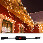 Outdoor Waterproof On/Off Switch Extension Cord, Heavy Duty 125v/250v Black - Image 9