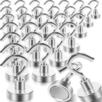 30Pcs Super Strong Magnetic Hooks, 25lbs Magnetic Hook Heavy Duty by MINCIMagnetsManufacturer