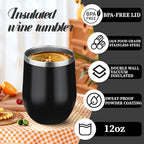 12oz Stemless Wine Tumbler - Image 5