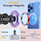 Kaistyle for Magsafe Car Mount【20 Strong Magnets】Magnetic Phone Holder for Car - Image 4