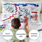 eatsleepdoodle - Coloring Pillowcase - Image 5