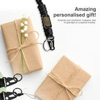 Paracord Key Lanyard for Men Black Neck Lanyard for Keys - Image 8
