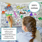 Coloring Pillowcase for Kids – Reusable DIY Pillow Cover - Image 5