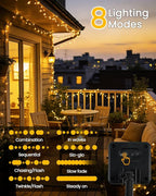 OZS 6 Pack 480LED Solar String Lights - Image 3