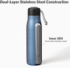 17 oz Stainless Steel Water Bottle Double Wall Vacuum Insulated Kids Wide Mouth - Image 4