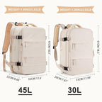 coowoz Large Travel Backpack For Women Men, Carry On Backpack, Hiking Backpack - Image 2