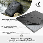 STOVER 5/10/25/30/40/55L Waterproof Dry Bag- Roll-Top Backpack w/Phone Case- - Image 2